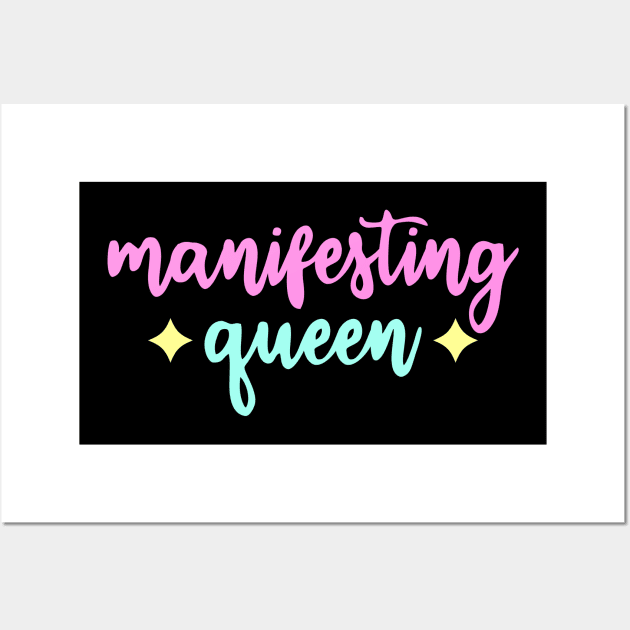 manifesting queen - law of attraction Wall Art by Manifesting123